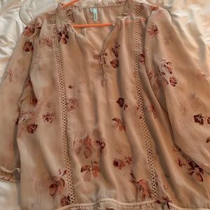 Long sleeve blouse